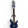 Used Schecter Guitar Research Diamond Series C-1 blue Solid Body Electric Guitar blue
