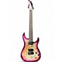 Used Schecter Guitar Research Diamond Series C-7 PRO Aurora Burst Solid Body Electric Guitar Aurora Burst