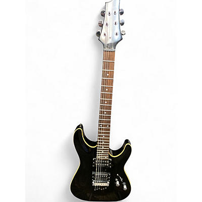 Used Schecter Guitar Research Diamond Series C1 Black Solid Body Electric Guitar
