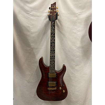 Schecter Guitar Research Used Schecter Guitar Research Diamond Series C1 Classic Antique Amber Solid Body Electric Guitar