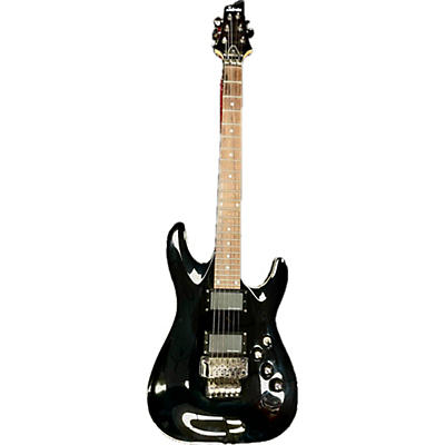 Schecter Guitar Research Used Schecter Guitar Research Diamond Series C1FR Black Solid Body Electric Guitar