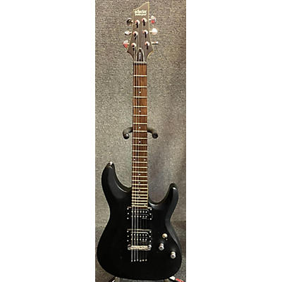 Schecter Guitar Research Used Schecter Guitar Research Diamond Series C6 Deluxe Black Solid Body Electric Guitar