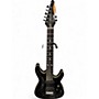 Used Schecter Guitar Research Diamond Series C7 Black Solid Body Electric Guitar Black