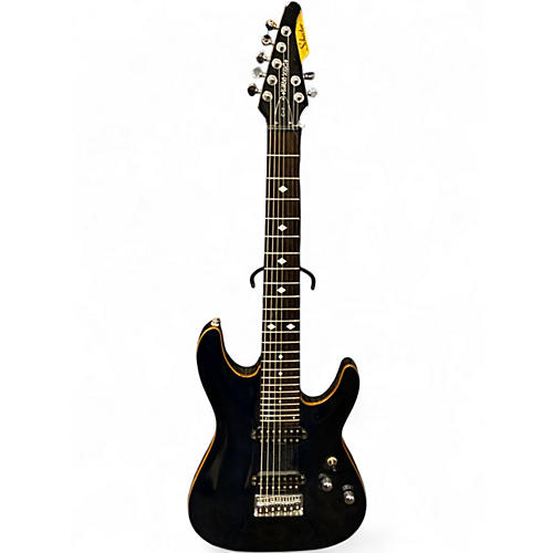 Used Schecter Guitar Research Diamond Series C7 Navy Blue Solid Body Electric Guitar Navy Blue