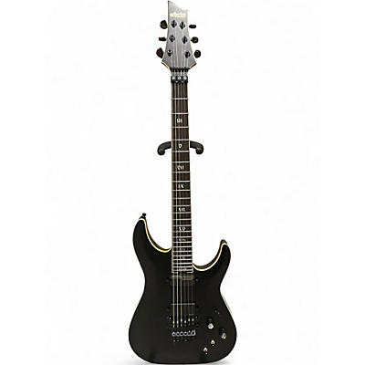 Used Schecter Guitar Research Diamond Series C7 SLS Evil Twin Satin Black Solid Body Electric Guitar