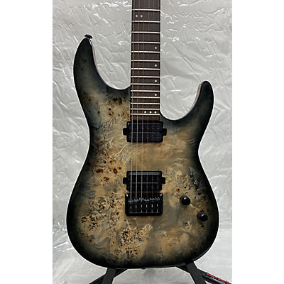 Schecter Guitar Research Used Schecter Guitar Research Diamond Series CR-6 Blue To Black Fade Solid Body Electric Guitar