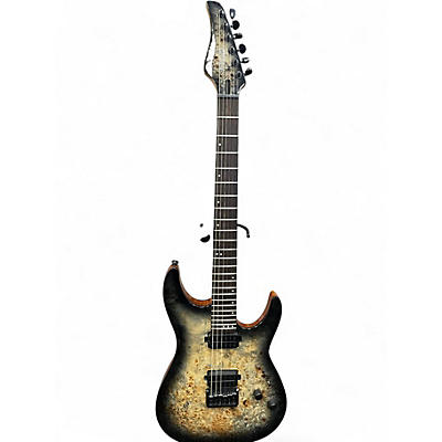 Used Schecter Guitar Research Diamond Series CRX CHARCOAL BURST Solid Body Electric Guitar