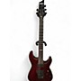 Used Schecter Guitar Research Diamond Series Crimson Red Trans Solid Body Electric Guitar Crimson Red Trans