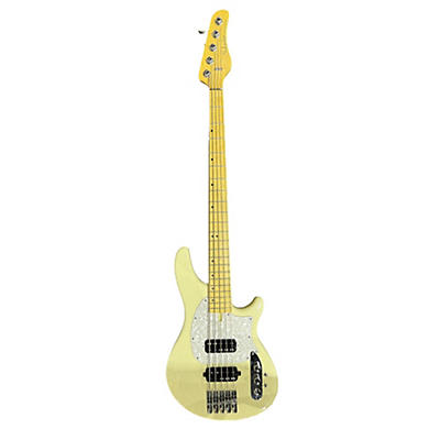 Schecter Guitar Research Used Schecter Guitar Research Diamond Series Cv5 Antique Ivory Electric Bass Guitar