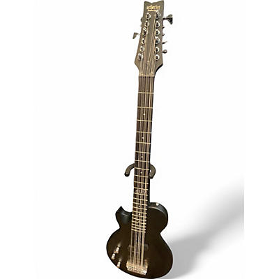 Used Schecter Guitar Research Diamond Series DUG DP-12 Black Electric Bass Guitar