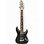 Used Schecter Guitar Research Diamond Series Damien Platinum 7 Trans Black Solid Body Electric Guitar Trans Black