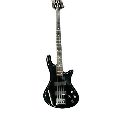 Schecter Guitar Research Used Schecter Guitar Research Diamond Series Deluxe 4 Black Electric Bass Guitar