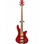 Used Schecter Guitar Research Diamond Series Elite 4 Trans Red Electric Bass Guitar Trans Red