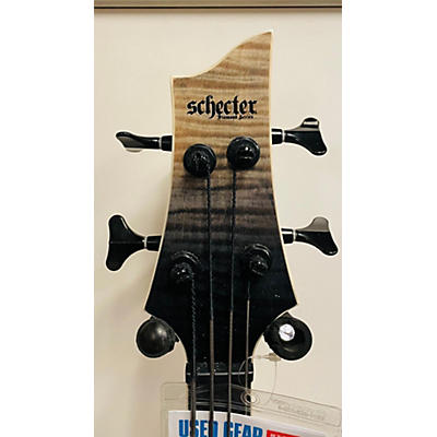 Schecter Guitar Research Used Schecter Guitar Research Diamond Series Elite SLS Ocean Sand Electric Bass Guitar