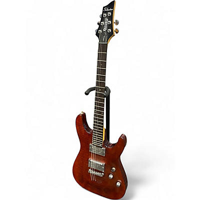 Used Schecter Guitar Research Diamond Series Gryphon Rootbeer Solid Body Electric Guitar