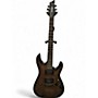 Used Schecter Guitar Research Diamond Series Gryphon Trans Black Solid Body Electric Guitar Trans Black