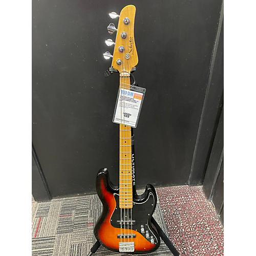 Schecter Guitar Research Used Schecter Guitar Research Diamond Series J-4 2 Color Sunburst Electric Bass Guitar 2 Color Sunburst