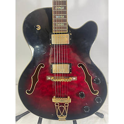 Schecter Guitar Research Used Schecter Guitar Research Diamond Series Jazz-Elite Red Hollow Body Electric Guitar