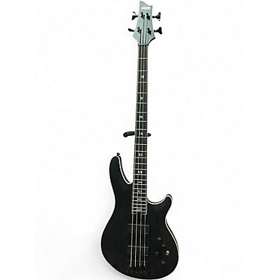 Used Schecter Guitar Research Diamond Series N427 Black Electric Bass Guitar