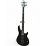 Used Schecter Guitar Research Diamond Series N427 Black Electric Bass Guitar Black