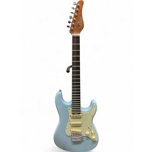 Used Schecter Guitar Research Diamond Series Nick Johnston Signature atomic Frost Solid Body Electric Guitar atomic Frost