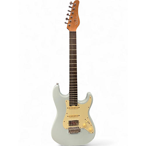 Used Schecter Guitar Research Diamond Series  Nick Johnston Trad Blue Solid Body Electric Guitar Blue