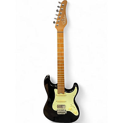 Used Schecter Guitar Research Diamond Series Nick Johnston Traditional HSS Black Solid Body Electric Guitar