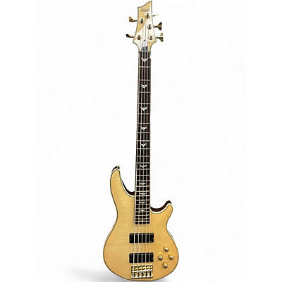 Used Schecter Guitar Research Diamond Series Omen Extreme 5 Natural Electric Bass Guitar