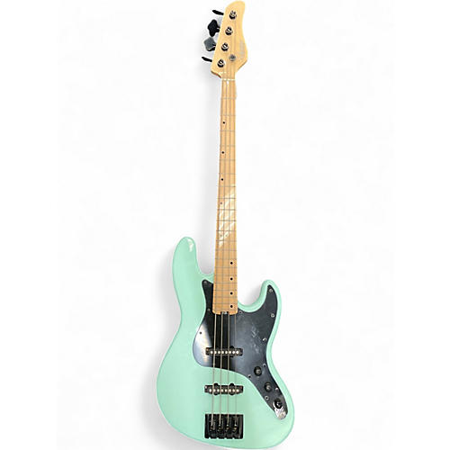 Used Schecter Guitar Research Diamond Series P4 Seafoam Green Electric Bass Guitar Seafoam Green