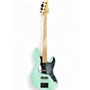 Used Schecter Guitar Research Diamond Series P4 Seafoam Green Electric Bass Guitar Seafoam Green