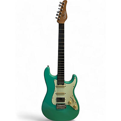 Schecter Guitar Research Used Schecter Guitar Research Diamond Series PT ATOMIC GREEN Solid Body Electric Guitar