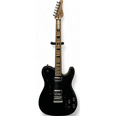 Schecter Guitar Research Used Schecter Guitar Research Diamond Series PT Black Solid Body Electric Guitar