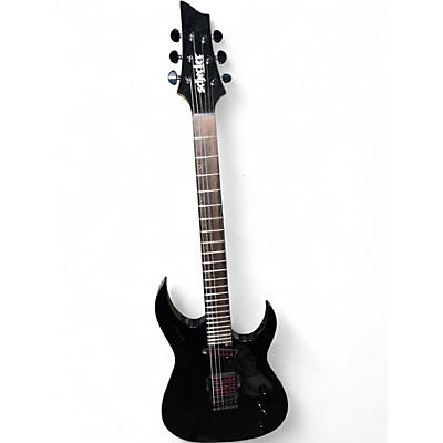 Used Schecter Guitar Research Diamond Series PT Black Solid Body Electric Guitar