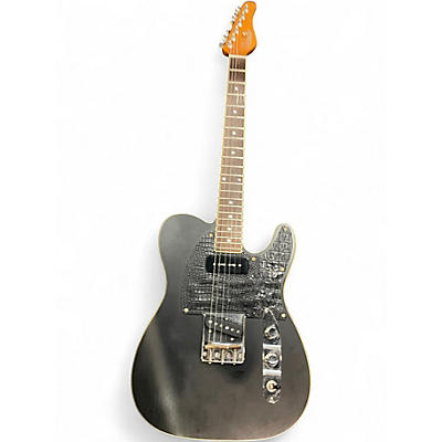 Used Schecter Guitar Research Diamond Series PT Black Solid Body Electric Guitar