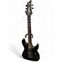Used Schecter Guitar Research Diamond Series PT Black Solid Body Electric Guitar Black