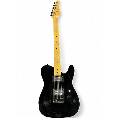 Used Schecter Guitar Research Diamond Series PT Black Solid Body Electric Guitar