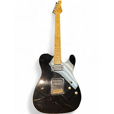 Used Schecter Guitar Research Diamond Series PT Black Solid Body Electric Guitar