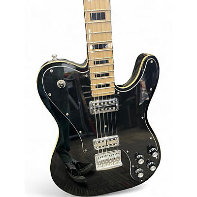 Used Schecter Guitar Research Diamond Series PT Black Solid Body Electric Guitar