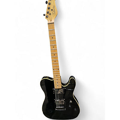 Used Schecter Guitar Research Diamond Series PT Black Solid Body Electric Guitar