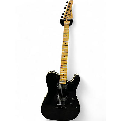 Used Schecter Guitar Research Diamond Series PT Black Solid Body Electric Guitar