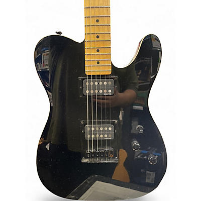 Used Schecter Guitar Research Diamond Series PT Black Solid Body Electric Guitar
