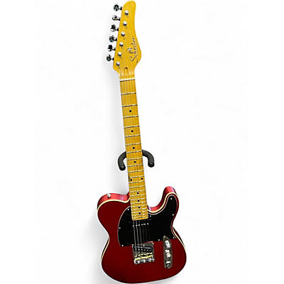 Used Schecter Guitar Research Diamond Series PT CNADY APPLE RED MATTE Solid Body Electric Guitar