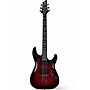 Used Schecter Guitar Research Used Schecter Guitar Research Diamond Series PT Crimson Red Burst Solid Body Electric Guitar Crimson Red Burst