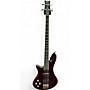 Used Schecter Guitar Research Diamond Series PT Left Handed Burgundy Electric Guitar Burgundy