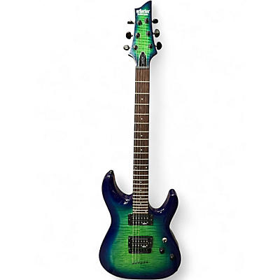 Used Schecter Guitar Research Diamond Series PT Loch Ness Green Solid Body Electric Guitar