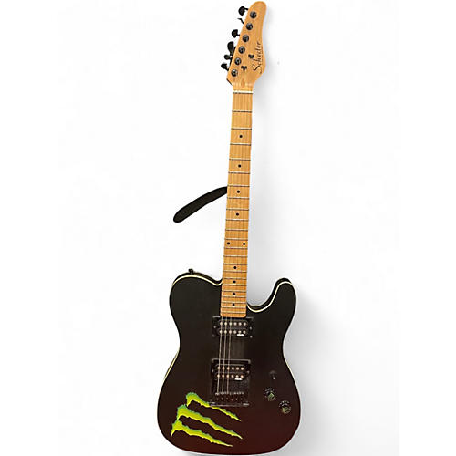Used Schecter Guitar Research Diamond Series PT Monster Energy MONSTER ENERGY Solid Body Electric Guitar MONSTER ENERGY