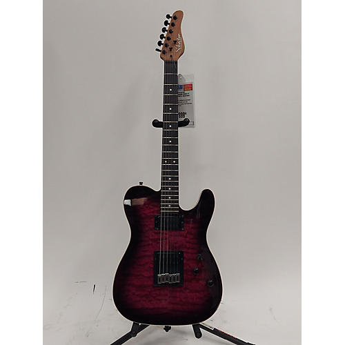 Schecter Guitar Research Used Schecter Guitar Research Diamond Series PT Pro Trans Purple Solid Body Electric Guitar Trans Purple