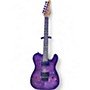Used Schecter Guitar Research Diamond Series PT Purple Burst Solid Body Electric Guitar Purple Burst