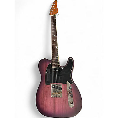 Used Schecter Guitar Research Diamond Series PT Purple Burst Solid Body Electric Guitar