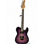Used Schecter Guitar Research Diamond Series PT Purple Burst Solid Body Electric Guitar Purple Burst